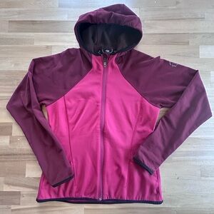 Outdoor Research veste softshell femme M capuchon rose/bourgogne